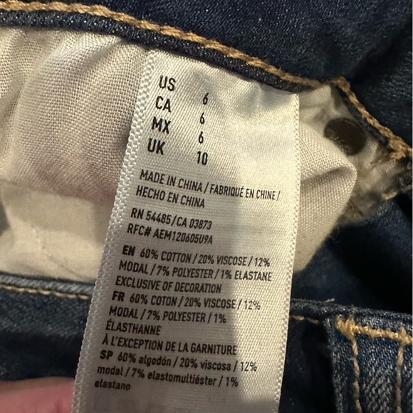 American Eagle Jeans Super Hi-Rise Shortie Womens Denim Raw Hem Zippers Shorts 6 - Picture 4 of 13